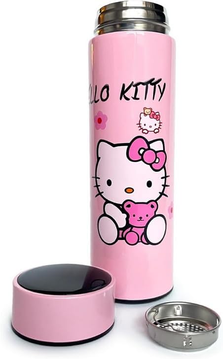 Ult Termo de Acero Inoxidable de Kitty Termo bonito aislante de bebidas frias y calientes Kitty Sanrio