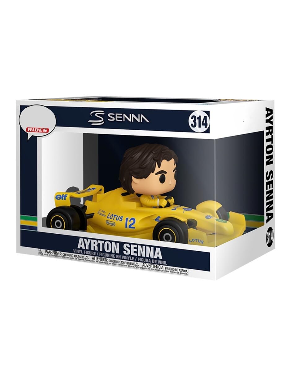 Ult Figura Premium Rides Deluxe Lotus Ayrton Senna Formula Uno Pilot Legend 3 Veces Campeon Formula1 Legend - imagen 3