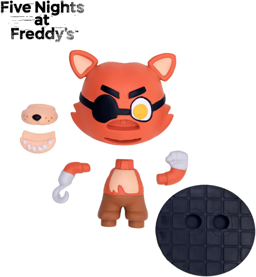 Five Nights at Freddy’s Constructables – Figuras Coleccionables Construibles – Mini Figura Oficial de FNAF en Cápsula Sorpresa | Freddy, Bonnie, Chica, Foxy y Más – Juguete de 7.6 cm para Fans y Niños
