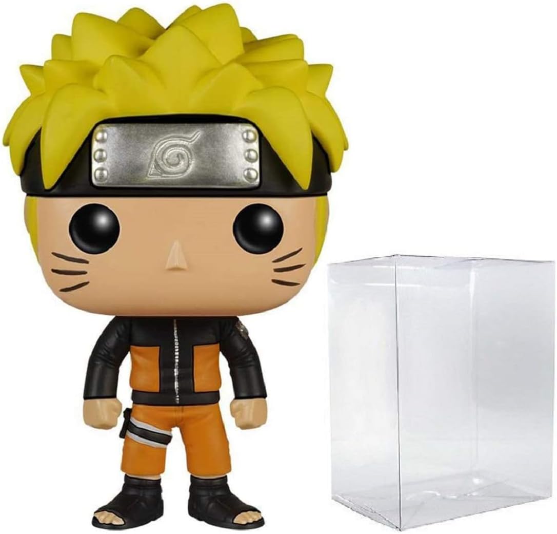 Funko Pop! Anime: Naruto Shippuden - Naruto #71 Vinyl Figure (Bundled with Pop BOX PROTECTOR CASE)