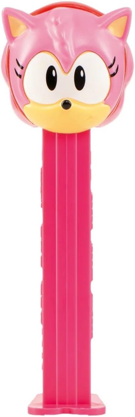 PEZ Dispensador De Dulces Sónico - Dispensador De Dulces Amy Rose, Regalo De Fiesta Con 2 Repuestos | Regalos De Fiesta Sónicos, Bolsas De Regalo
