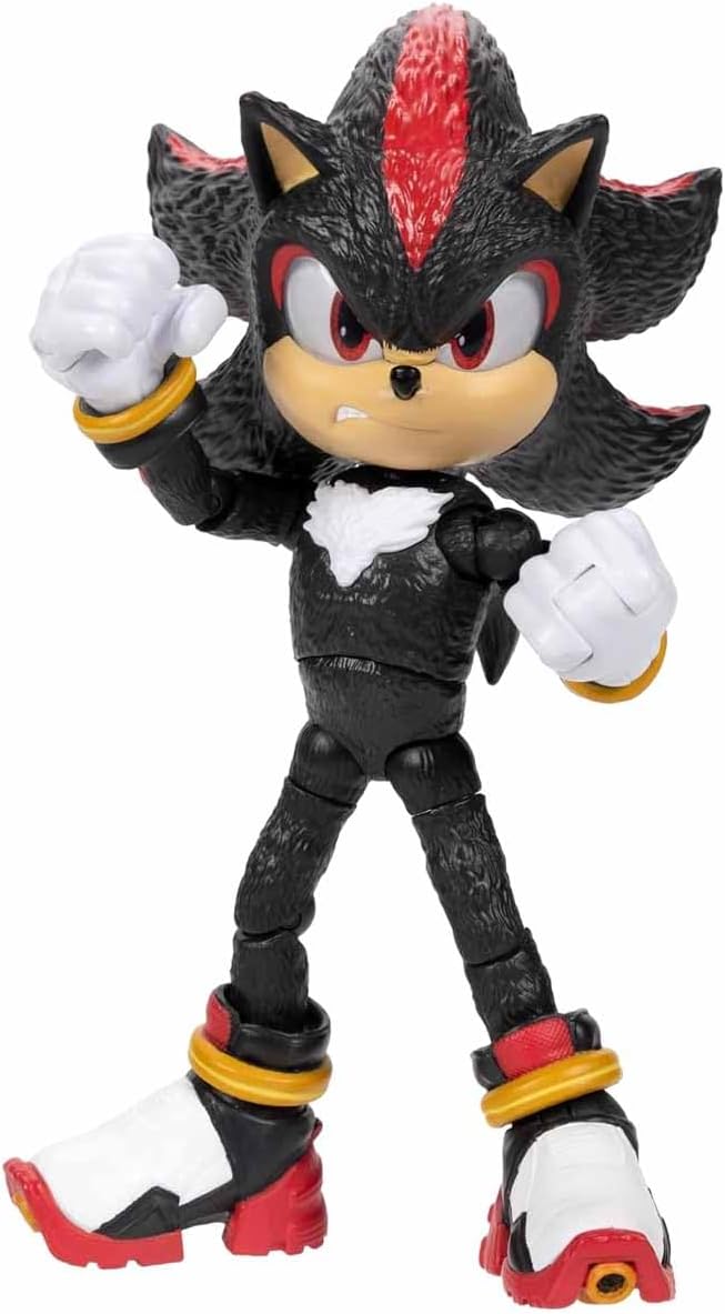 Sonic 3 Pelicula Figura Shadow de 5 Pulgadas Serie 2 Wave 2