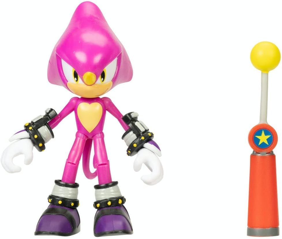 Sonic the Hedgehog Espio el camaleón con punto de control de 4 pulgadas