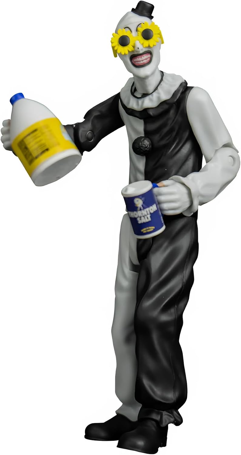Trick Or Treat Studios Terrifier 2 Costume Shop Art The Payaso Figura de acción de 5 pulgadas