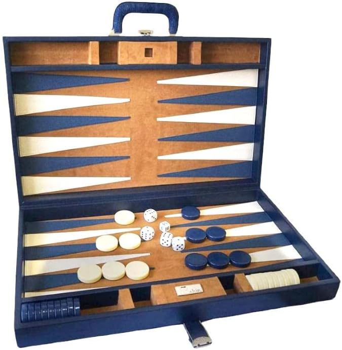 Ult Backgammon Jumbo Mezclilla Calidad Premium