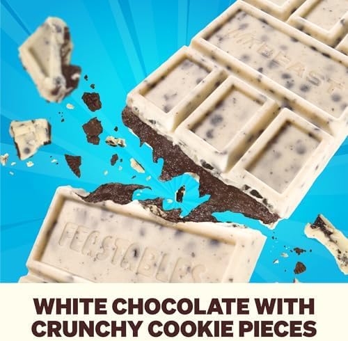 Feastables MrBeast Barra de Chocolate Cookies & Creme King Size