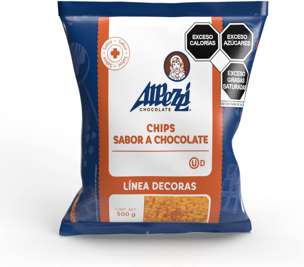 Chips Chocolate Alpezzi 500 Grs (Amarillo), Alpezzi, BAKING_CHOCOLATE, Chocolate