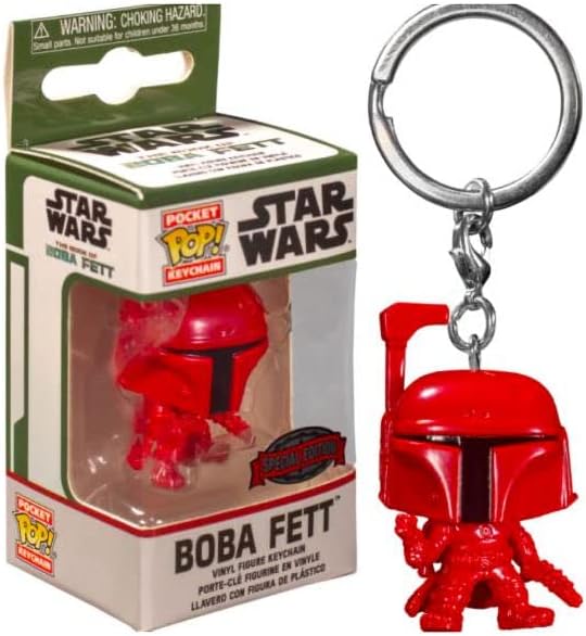 Funko Pop! Llavero: Star Wars - Boba Fett 2022 Edición Limitada Exclusiva