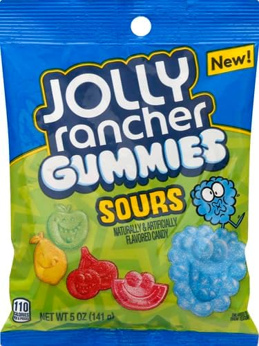 Jolly Rancher Gummies Saborizantes de fruta agria, 5 onzas