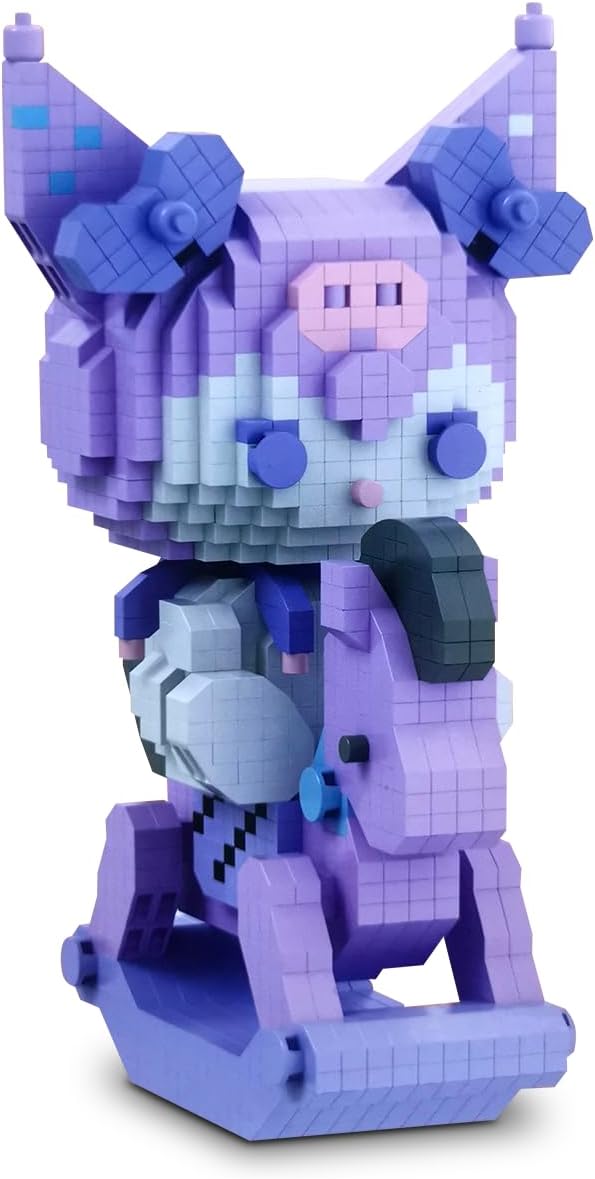 Ult Juguete de Construccion Alta Calidad Kuromi en Caballito HK Bloques de Construccion Armable de Coleccion 1406 Piezas