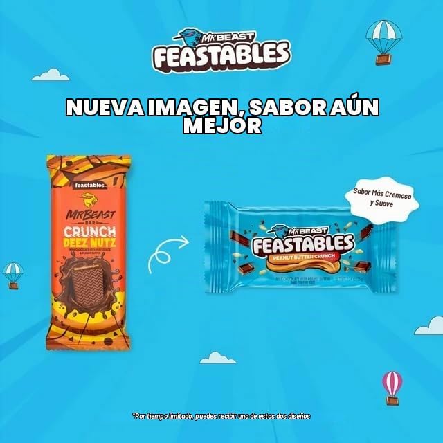Feastables - Peanut Butter Crunch 60gr (Nueva Imagen)
