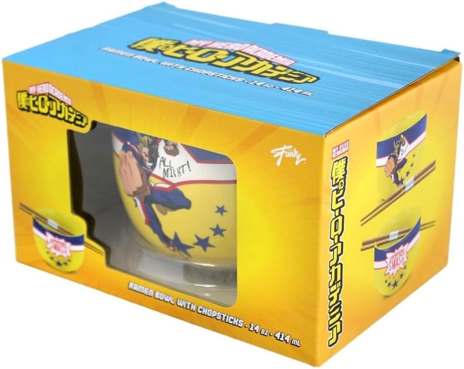 Just Funky My Hero Academia Bowl, 14 oz Ceramic Bowl