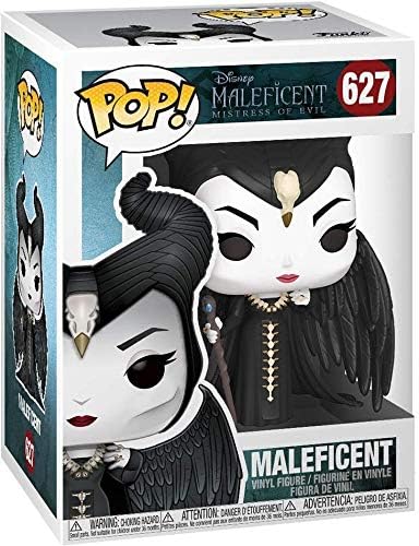 Funko Pop Disney: Maleficent 2 - Figura de vinilo Maléfica Mistress of Evil (incluye funda protectora compatible con Pop Box)