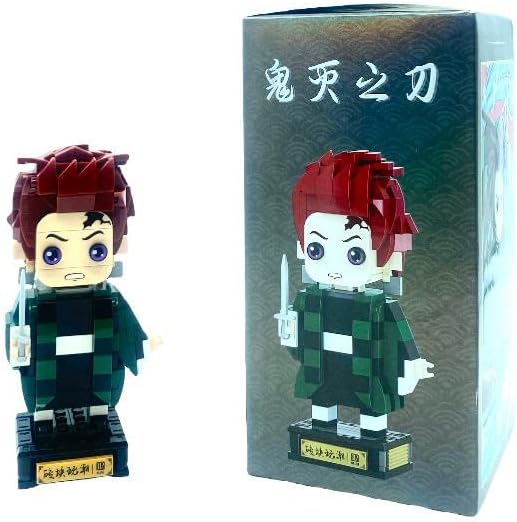ULT Tanjiro Kamado Demon Slayer Kimetsu No Yaiba Bloques de construccion Figura de Coleccion 313 Piezas Gold Edition