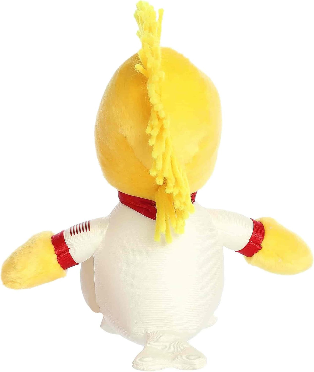 Aurora Peanuts - Peluche adorable de madera de 16,5 cm, color blanco