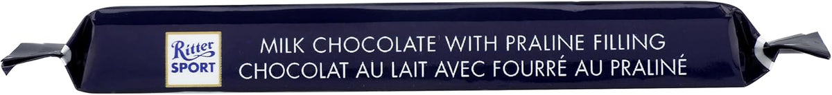 RITTER SPORT - Barra de chocolate MLK NOUGAT-PRALINE