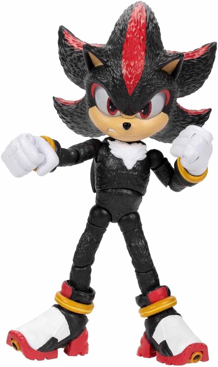 Sonic 3 Pelicula Figura Shadow de 5 Pulgadas Serie 2 Wave 2