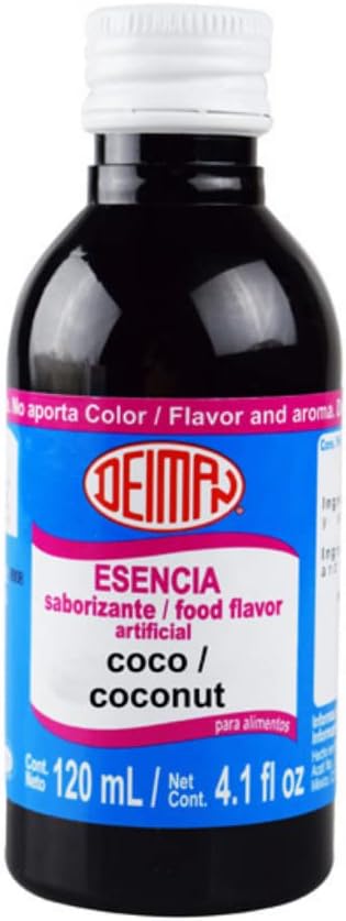 Disfruto Nuts Esencia Coco 120mL Saborizante Comestible Deiman Bebidas Lácteos Flanes