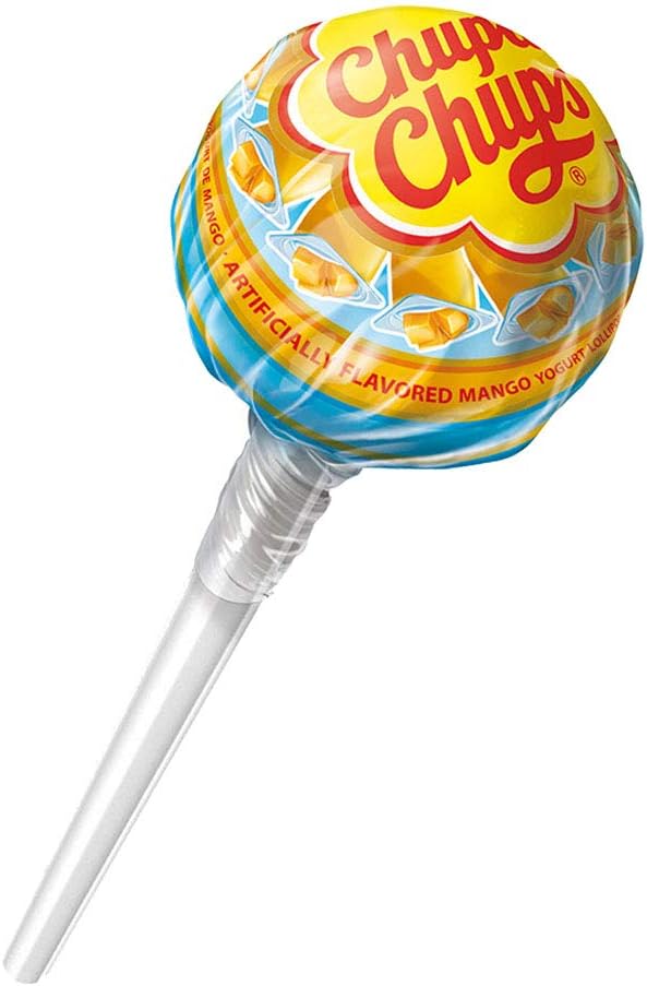 Chupa Chups Lollipops - Sabor a yogur (40 ct. Bolsa) sin grasa.
