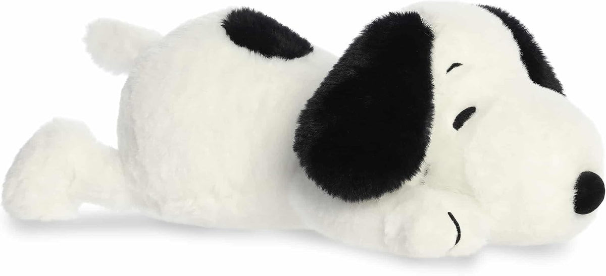 Aurora® Adorable Peanuts® - Peluche de Snoopy abrazable, Animal de Peluche - Juguetes con Licencia Oficial para Todos los fanáticos de Snoopy - Regalo nostálgico para Adultos y Celebraciones de