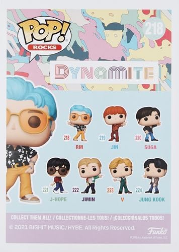 FunK0Protector BTS – Dynamite – RM Pop! Figura de vinilo (con funda protectora para Pop Box)