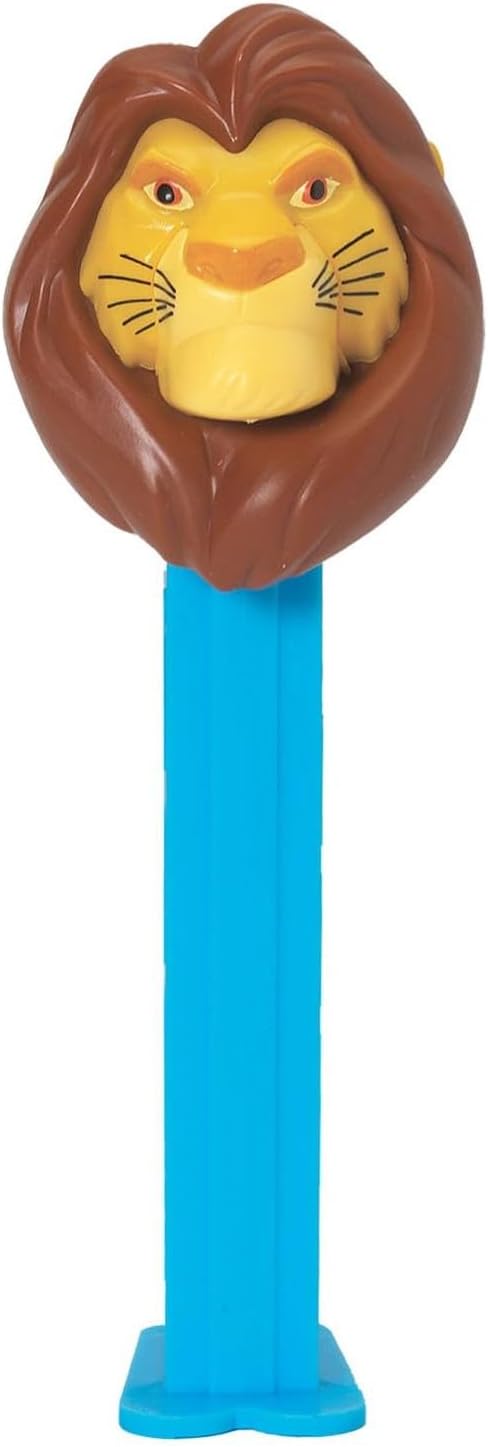 Pez Dispensador de Dulces de el Rey León - Dispensador de Dulces Mufasa - Edición 30.º Aniversario - Recuerdo de Fiesta con 2 Repuestos - Recuerdos de Fiesta y Bolsas de Regalo