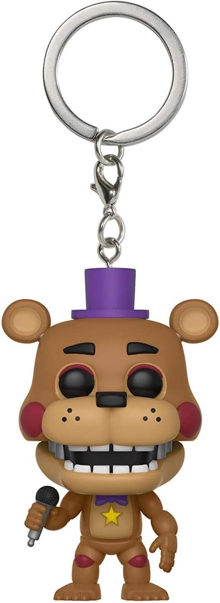 Funko Collectible Figure Pop Keychain Five Nights Pizza Simulator-Rockstar Freddy, Multicolor