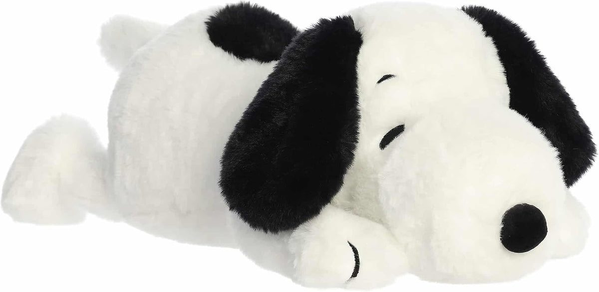 Aurora® Adorable Peanuts® - Peluche de Snoopy abrazable, Animal de Peluche - Juguetes con Licencia Oficial para Todos los fanáticos de Snoopy - Regalo nostálgico para Adultos y Celebraciones de