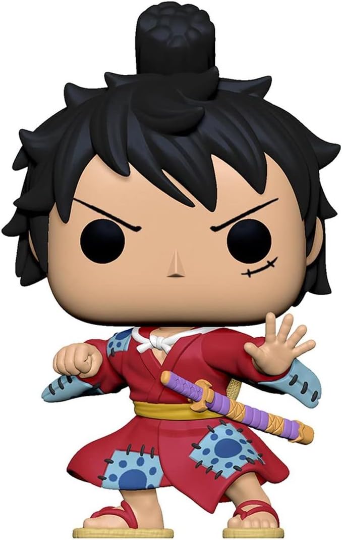 Funko One Piece Pop! Animation Luffy Kimono (Metálico) Figura de Vinilo Hot Topic Exclusivo Multi Ninguno