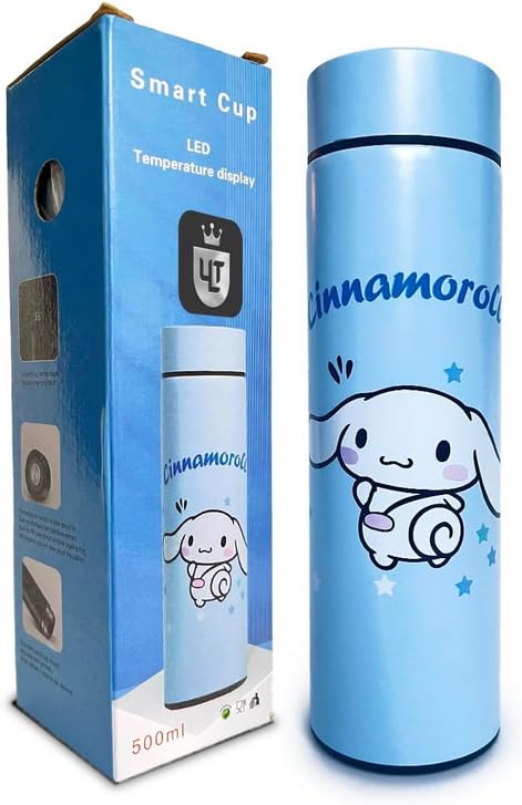 Ult Termo de Acero Inoxidable de Cinnamoroll Termo bonito aislante de bebidas frias y calientes Cinnamoroll Sanrio - imagen 3