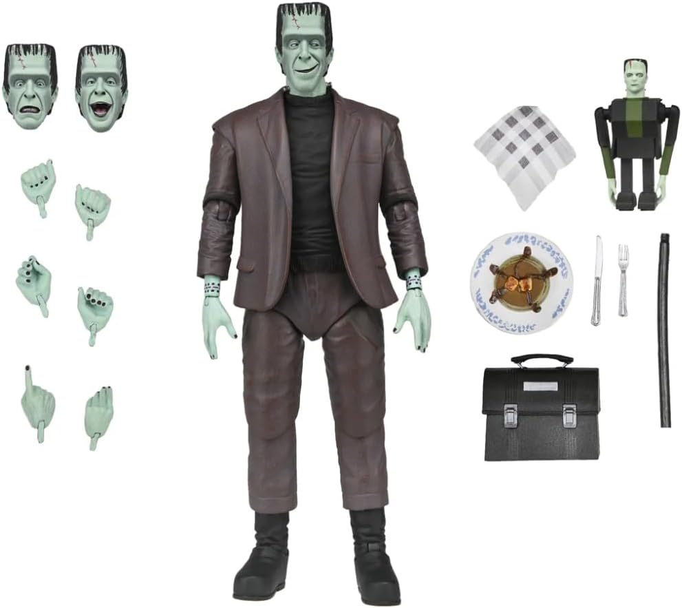 The Munsters (Serie de TV) - Figura de acción de escala Ultimate Herman Munster de 7 pulgadas