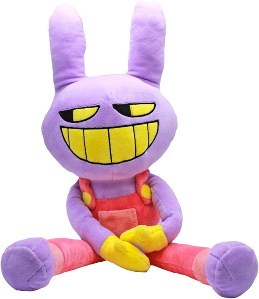 Just Toys LLC The Amazing Digital Circus - Juguete de Peluche Jax de 25 centimetros, con Licencia Oficial, ultrasuave y Coleccionable (Pomni, Jax, Gangle, Gummigoo)