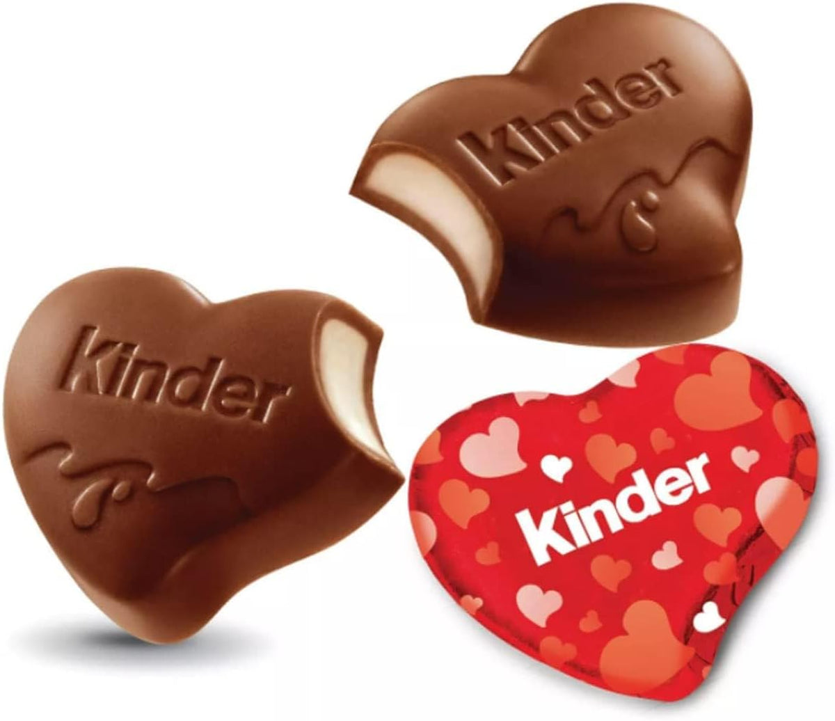 Kinder San Valentín Caja Chocolates Corazones Minis 105gr