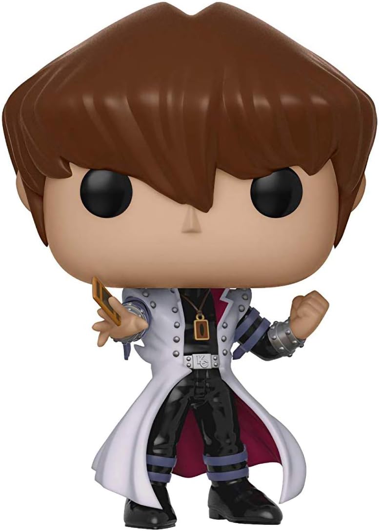 Funko Seto Kaiba: Yu-Gi-Oh! x POP! Figura de vinilo de animación y 1 paquete protector gráfico de plástico PET [#388 / 27450 - B]