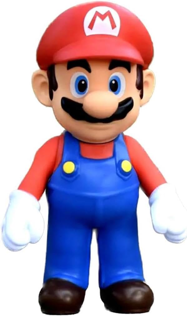 Raspattos Figura Mario Bros Juguete de Coleccion pelicula Calidad y tamaño Premium 20 cm de Alto Envio Express