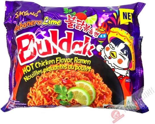 Ramen Coreano Sabor Habanero Y Limón 135 G, Samyang