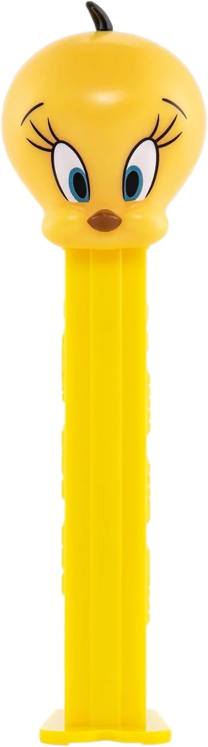 PEZ Set De Regalo Con Dispensador De Dulces De Looney Tunes: Bugs Bunny, Piolín, Silvestre Y El Pato Lucas. Dispensadores De Looney Toons Con Repuestos De Dulces.