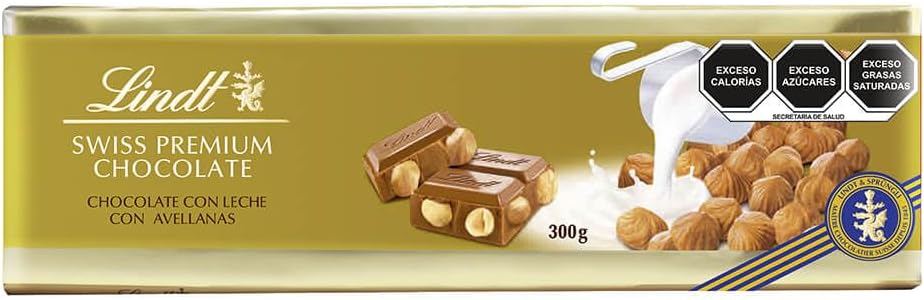 Lindt Chocolate Swiss Classic Avellana, 300g