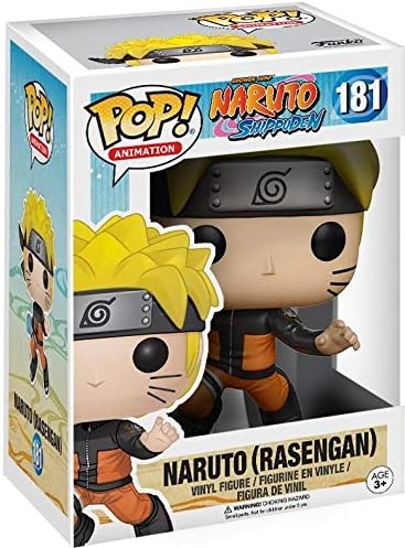 POP Naruto Shippuden - Naruto (Rasengan) Funko Pop! Figura de vinilo (incluido con funda protectora compatible con Pop Box), multicolor, 9,5 cm