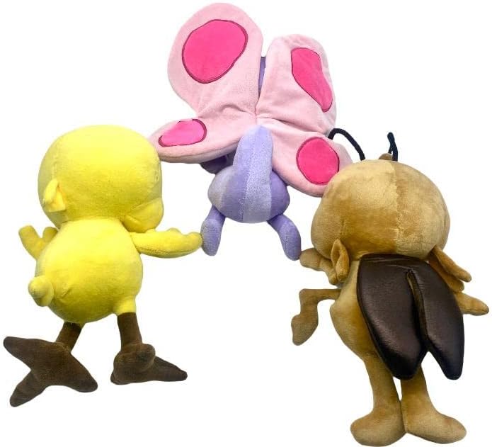 Ult Set 3 Personajes de Gallina pintadita Pollito amarillito mariposita la cucarachita Personajes Juguetes didácticos