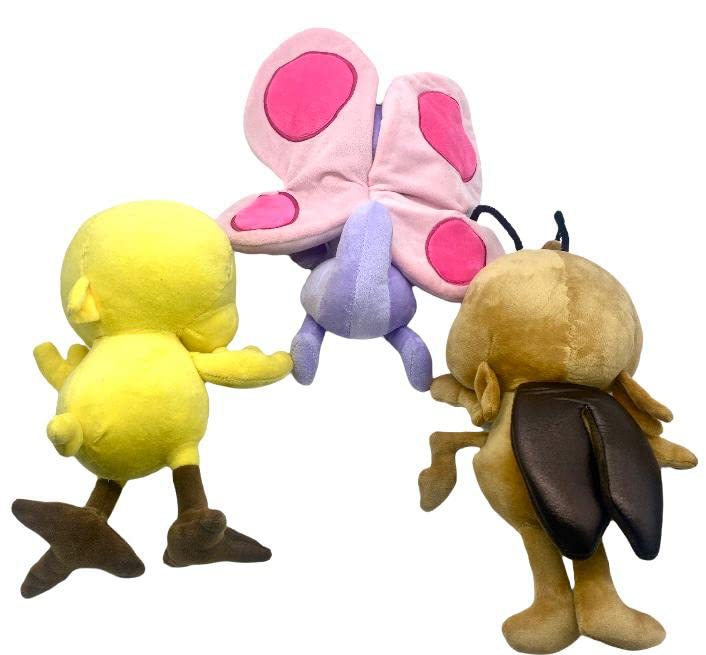 Ult Set 3 Personajes de Gallina pintadita Pollito amarillito mariposita la cucarachita Personajes Juguetes didácticos - image