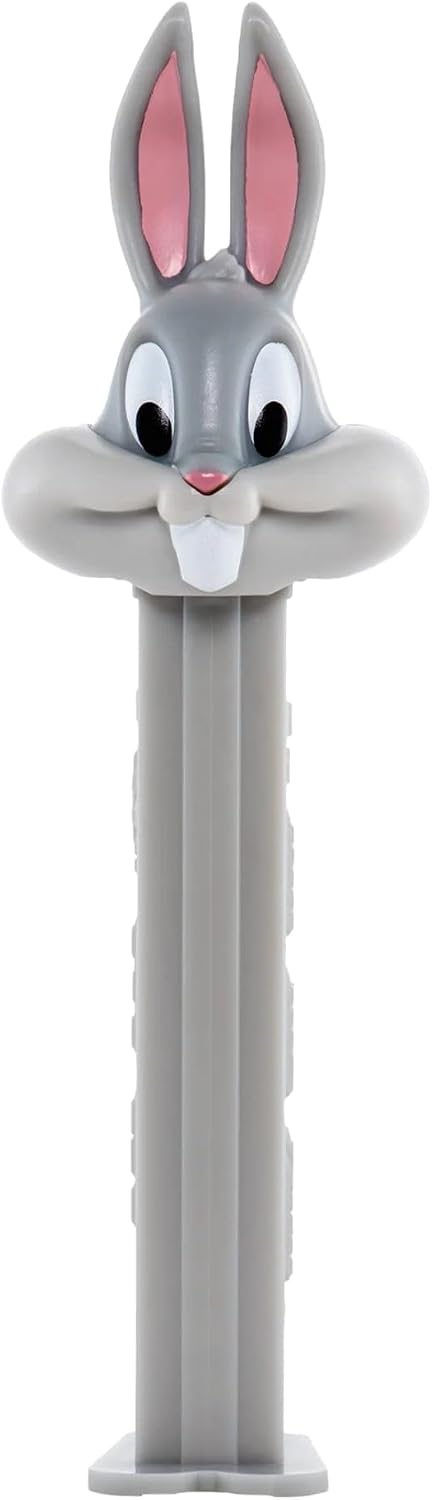 PEZ Set De Regalo Con Dispensador De Dulces De Looney Tunes: Bugs Bunny, Piolín, Silvestre Y El Pato Lucas. Dispensadores De Looney Toons Con Repuestos De Dulces.