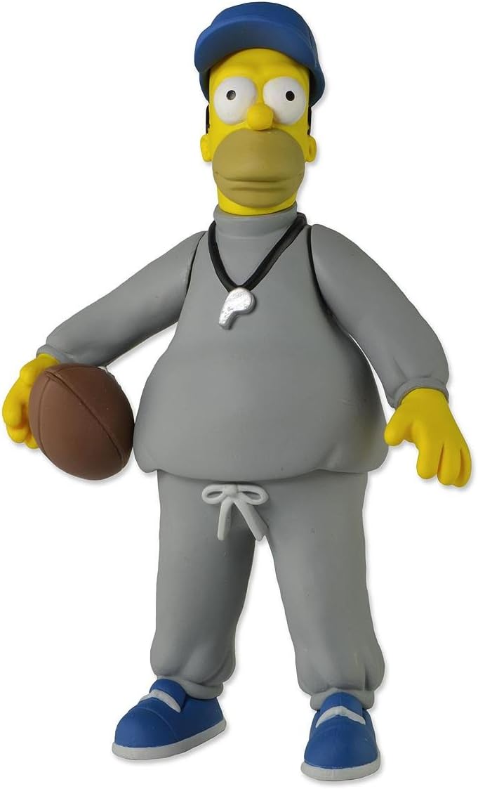 NECA The Simpsons 25th Anniversary - Series 1 - Homer (Coach) Action Figure, 5"