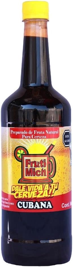 Frutimich jarabe para micheladas sabor Cubana