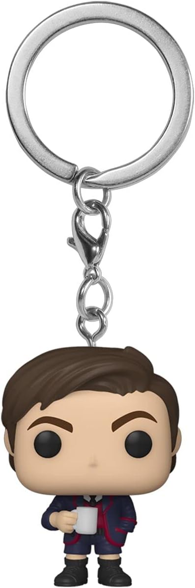 Funko Pop! Keychain: Umbrella Academy - Number Five 5 - Minifigura de Vinilo Coleccionable Llavero Original - Relleno de Calcetines - Idea de Regalo - Mercancia Oficial - TV Fans - Minifigura