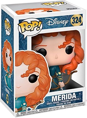 POP Disney Princess: Brave - Merida Funko Pop! Figura de vinilo (incluida con funda protectora de caja pop), multicolor, 3.75 pulgadas