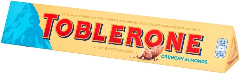 Toblerone Crunchy Almonds 360g Chocolate Candy