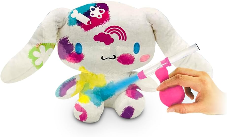 Ult Peluche Premium Cinnamoroll para Pintar Color Spray Hello Kitty y Amigos