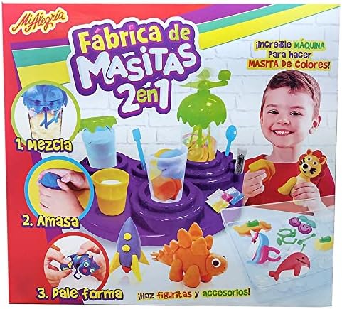 Mi Alegria Fabrica de Masitas - Juguete - TOYS_AND_GAMES - 7501062021437 - Multicolor - Unisex - Plástico - Sin Baterías - Manual - 2" x 1E+1" x 2.7" - Para todas las edades