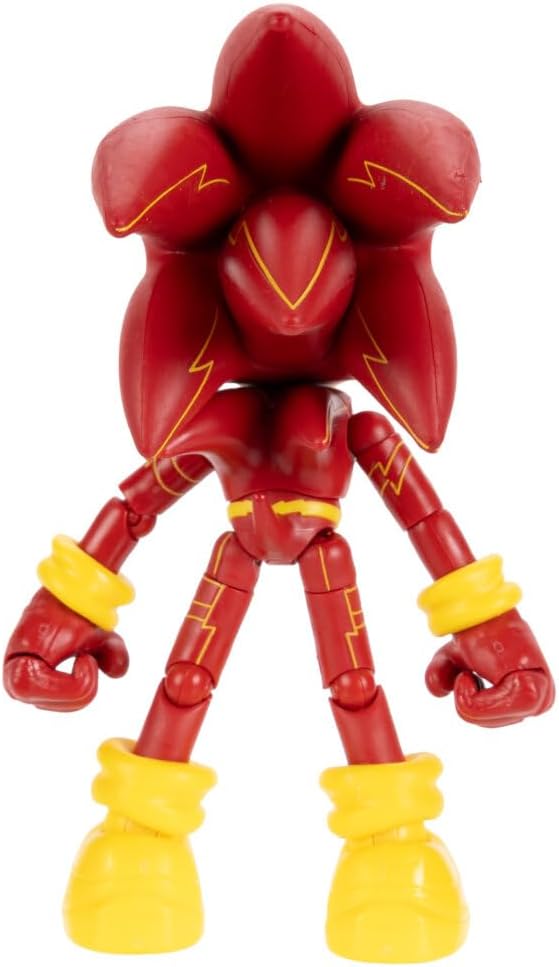 Jakks Pacific Figura de Acción Sonic x DC, Sonic como The Flash, 5 Pulgadas